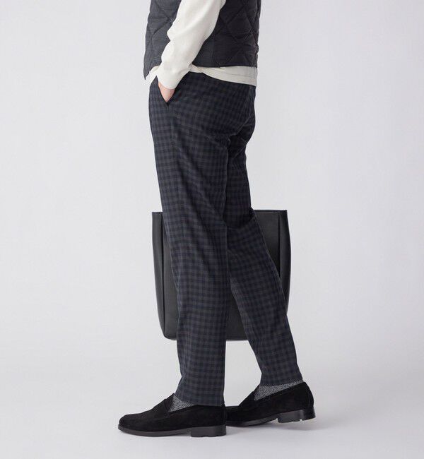 SHIPS「SHIPS: サキソニー ソロテックス ノープリーツ パンツ」|チノ|