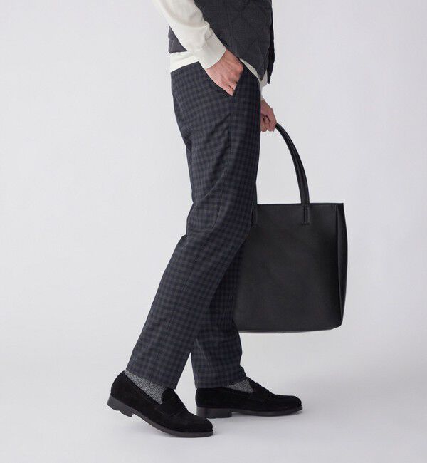 SHIPS「SHIPS: サキソニー ソロテックス ノープリーツ パンツ」|チノ|