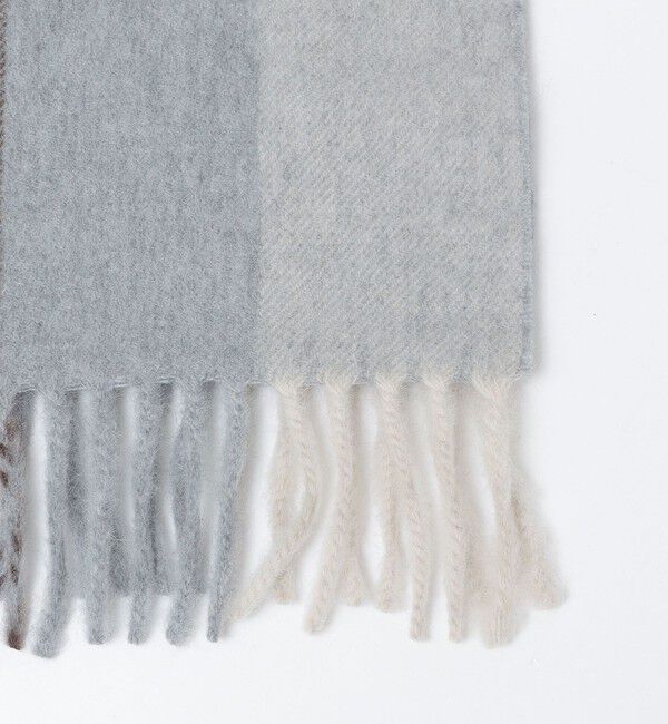 SHIPS「【SHIPS別注】BEGG: JURA JENNINGS BLK CHK」|ストール|