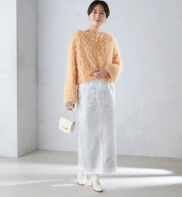 SHIPS for women「〈手洗い可能〉フェザー ヤーン プルオーバー 24SS ◇」|プルオーバー|