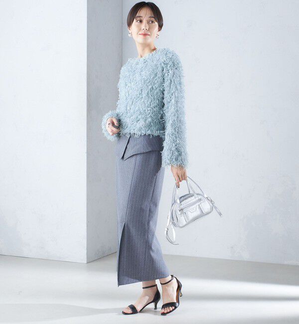 SHIPS for women「〈手洗い可能〉フェザー ヤーン プルオーバー 24SS ◇」|プルオーバー|