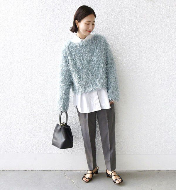 SHIPS for women「〈手洗い可能〉フェザー ヤーン プルオーバー 24SS ◇」|プルオーバー|