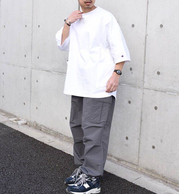 SHIPS any「【SHIPS any別注】Champion: ドルマン キャンプポケット Tシャツ 25SS◇」|Tシャツ・カットソー|