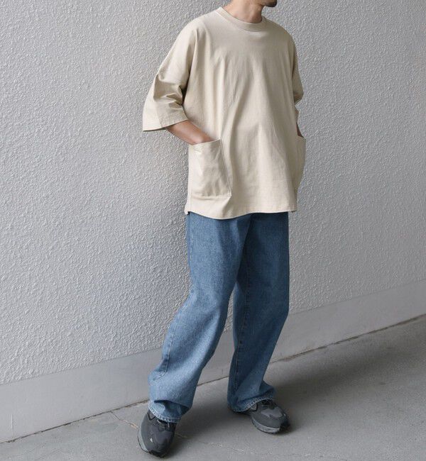 SHIPS any「【SHIPS any別注】Champion: ドルマン キャンプポケット Tシャツ 25SS◇」|Tシャツ・カットソー|