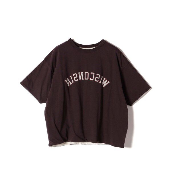 SHIPS for women「St.Johns 3rd club:リバーシブル TEE」|Tシャツ・カットソー|ブラウン