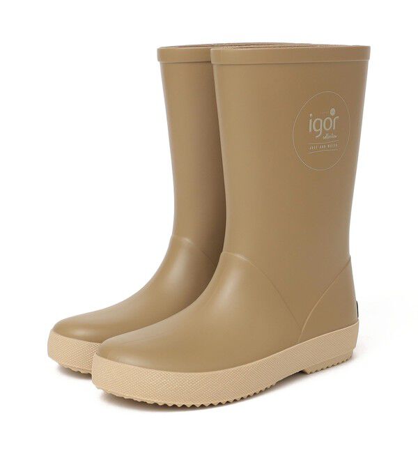 SHIPS KIDS「igor:レイン ブーツ」|レインシューズ|ベージュ系