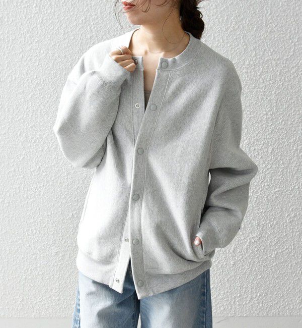 SHIPS any「【SHIPS any別注】Champion: リバースウィーブ(R) クルーネック カーディガン◇」|カーディガン|