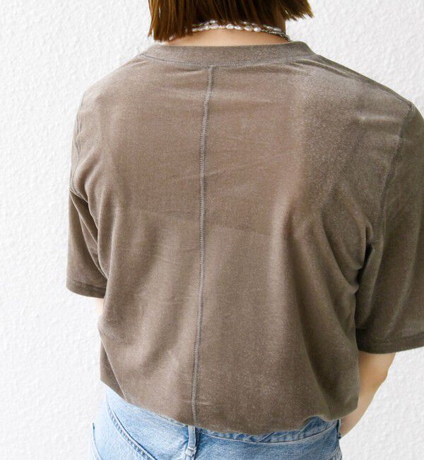 SHIPS for women「〈手洗い可能〉シアー ショートスリーブ プルオーバー」|Tシャツ・カットソー|