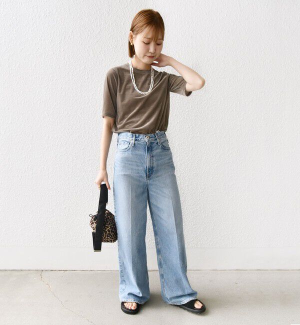 SHIPS for women「〈手洗い可能〉シアー ショートスリーブ プルオーバー」|Tシャツ・カットソー|