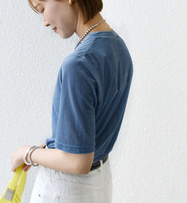 SHIPS for women「〈手洗い可能〉シアー ショートスリーブ プルオーバー」|Tシャツ・カットソー|