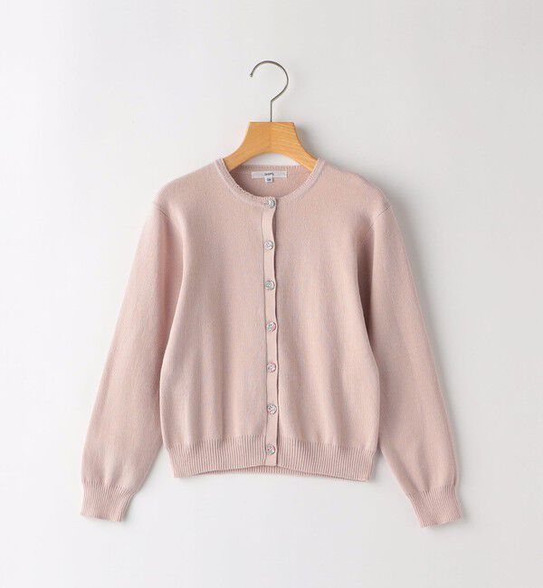 SHIPS KIDS「SHIPS KIDS:80～90cm / リバティ カーディガン」|カーディガン|ピンク