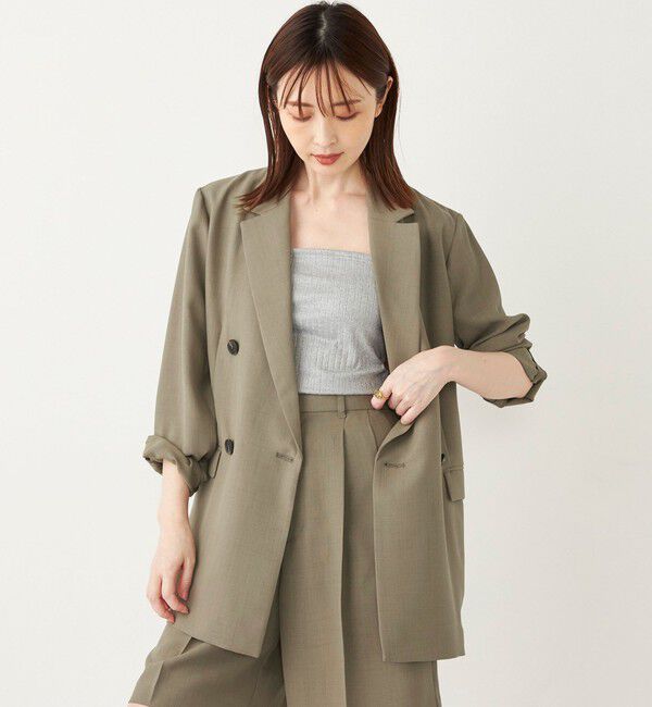 SHIPS Colors 「SHIPS Colors:〈洗濯機可能〉ハリヌキ ラメ カップ付き キャミソール」|インナー|