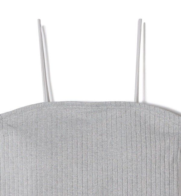 SHIPS Colors 「SHIPS Colors:〈洗濯機可能〉ハリヌキ ラメ カップ付き キャミソール」|インナー|