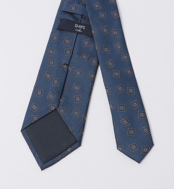 SHIPS Colors 「SHIPS Colors:ジオメトリー パターン タイ」|ネクタイ・蝶ネクタイ|