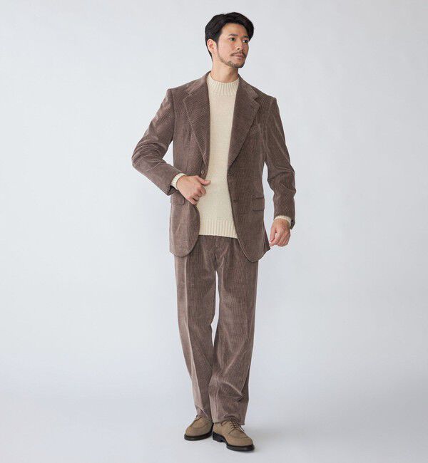 SHIPS「【SHIPS別注】CARUSO: コーデュロイ トラウザーズ」|スラックス|