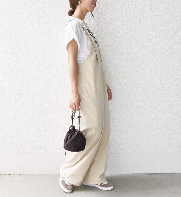 SHIPS for women「〈洗濯機可能〉ミリタリー 裾 ドロスト オールインワン」|オールインワン|