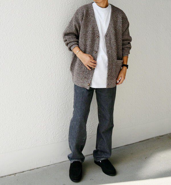 SHIPS any「SHIPS any: 〈手洗い可能〉メランジ カラー ミックス リラックス カーディガン◇」|カーディガン|