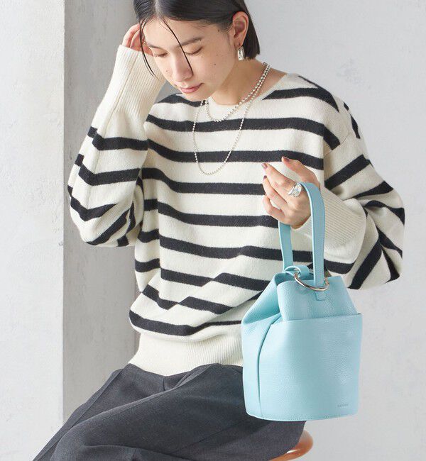 SHIPS for women「〈手洗い可能〉7G ウール カシミヤ ヘンリーネック 2WAY プルオーバー」|ニット・セーター|ブラック