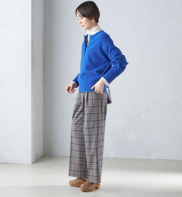 SHIPS for women「〈手洗い可能〉7G ウール カシミヤ ヘンリーネック 2WAY プルオーバー」|ニット・セーター|