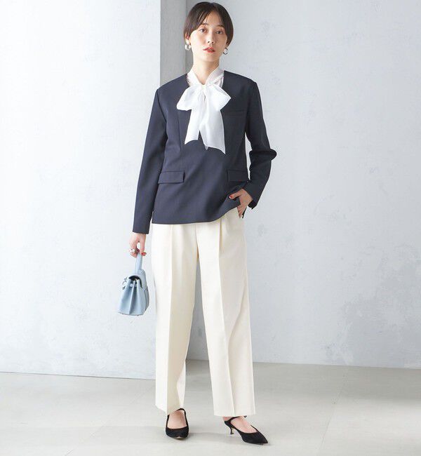 SHIPS for women「ストレッチ ツイル プルオーバー ジャケット(セットアップ対応)」|その他|