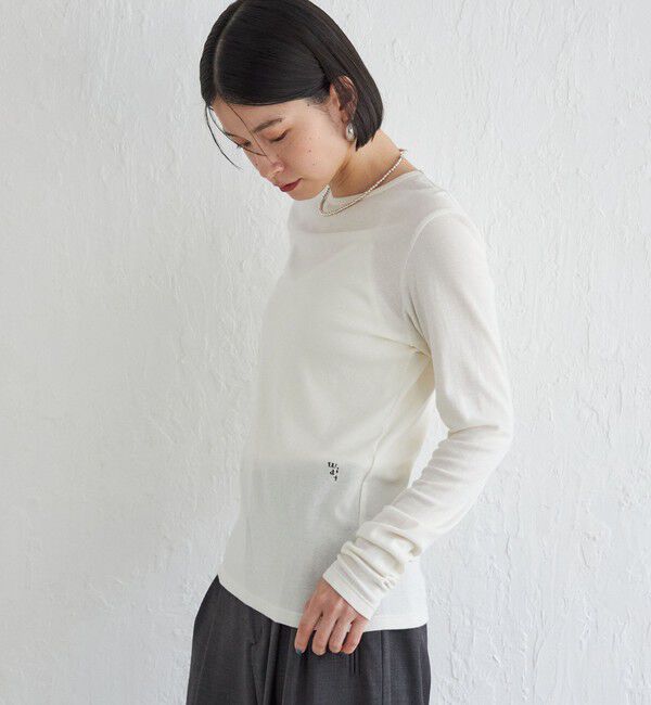 SHIPS for women「Wai＋:〈手洗い可能〉オーガニックコットン カットソー」|Tシャツ・カットソー|