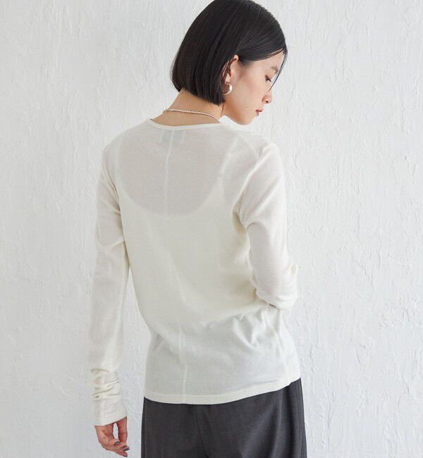 SHIPS for women「Wai＋:〈手洗い可能〉オーガニックコットン カットソー」|Tシャツ・カットソー|