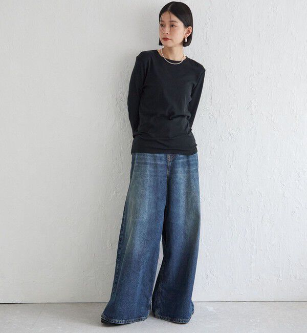 SHIPS for women「Wai＋:〈手洗い可能〉オーガニックコットン カットソー」|Tシャツ・カットソー|