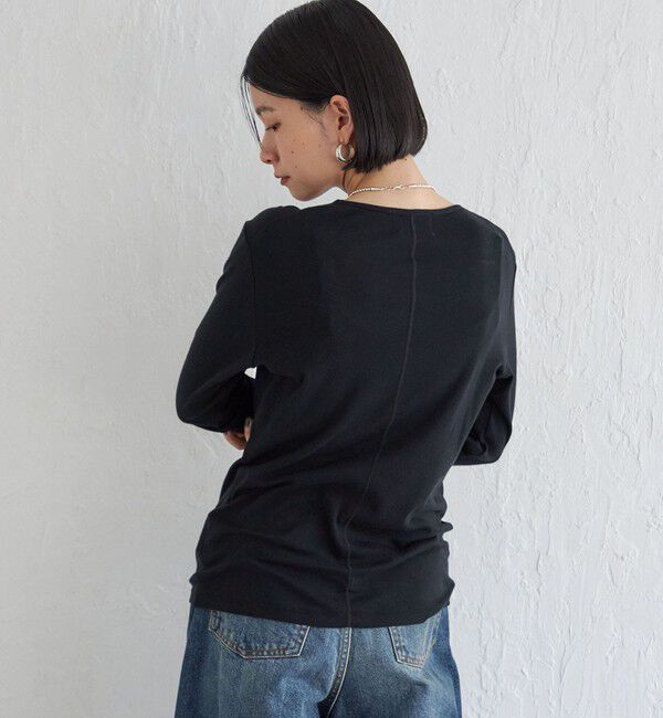 SHIPS for women「Wai＋:〈手洗い可能〉オーガニックコットン カットソー」|Tシャツ・カットソー|