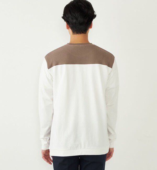 SHIPS Colors 「SHIPS Colors:〈手洗い可能〉切り替え ボーダー ロングスリーブ TEE」|Tシャツ・カットソー|