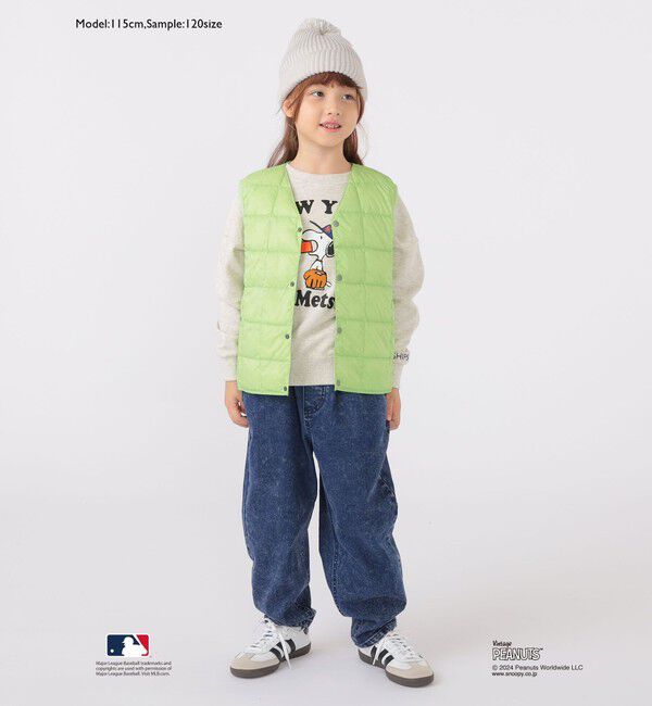 SHIPS KIDS「SHIPS KIDS:100～125cm / スヌーピー&times;MLB スウェット」|スウェット・ジャージ|