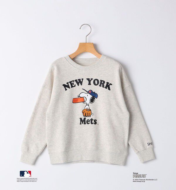 SHIPS KIDS「SHIPS KIDS:100～125cm / スヌーピー&times;MLB スウェット」|スウェット・ジャージ|