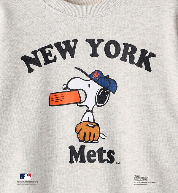 SHIPS KIDS「SHIPS KIDS:100～125cm / スヌーピー&times;MLB スウェット」|スウェット・ジャージ|