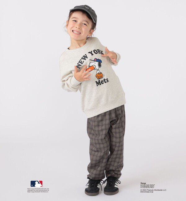 SHIPS KIDS「SHIPS KIDS:100～125cm / スヌーピー&times;MLB スウェット」|スウェット・ジャージ|