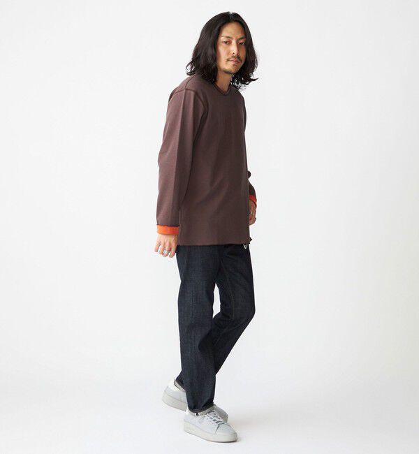 SHIPS「SHIPS: リバーシブル クルーネック 長袖 Tシャツ (ロンT)」|Tシャツ・カットソー|