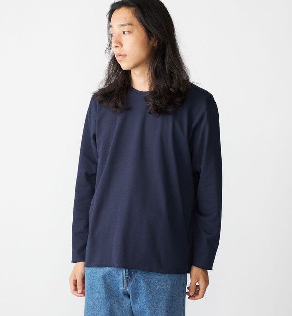 SHIPS「SHIPS: リバーシブル クルーネック 長袖 Tシャツ (ロンT)」|Tシャツ・カットソー|