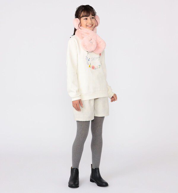 SHIPS KIDS「SHIPS KIDS:フェイクファー マフラー」|マフラー|