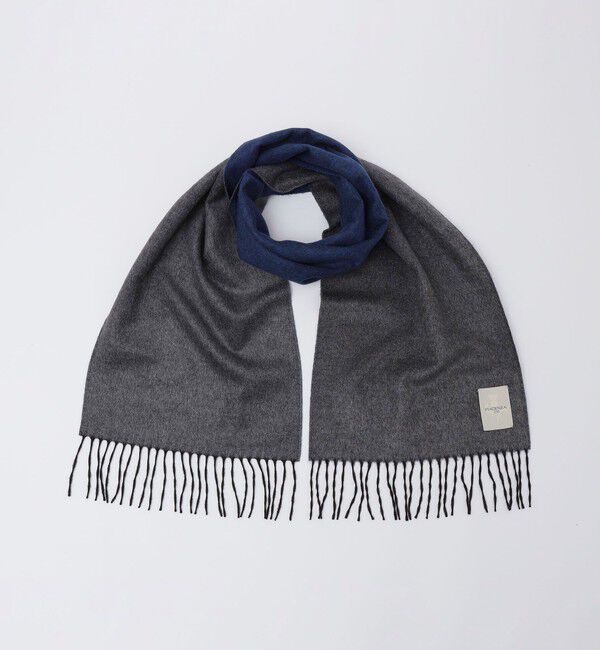 SHIPS「PIACENZA: シルク カシミヤ リバーシブル マフラー」|マフラー|