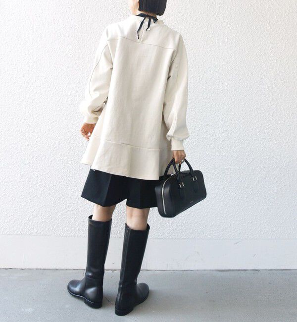 SHIPS for women「【WEB限定】〈着丈が選べる/手洗い可能〉裏毛 フレア チュニック」|チュニック|