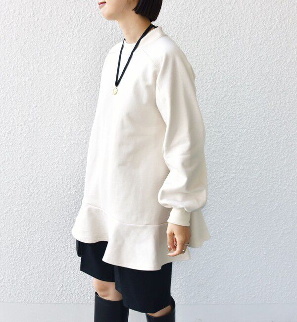 SHIPS for women「【WEB限定】〈着丈が選べる/手洗い可能〉裏毛 フレア チュニック」|チュニック|