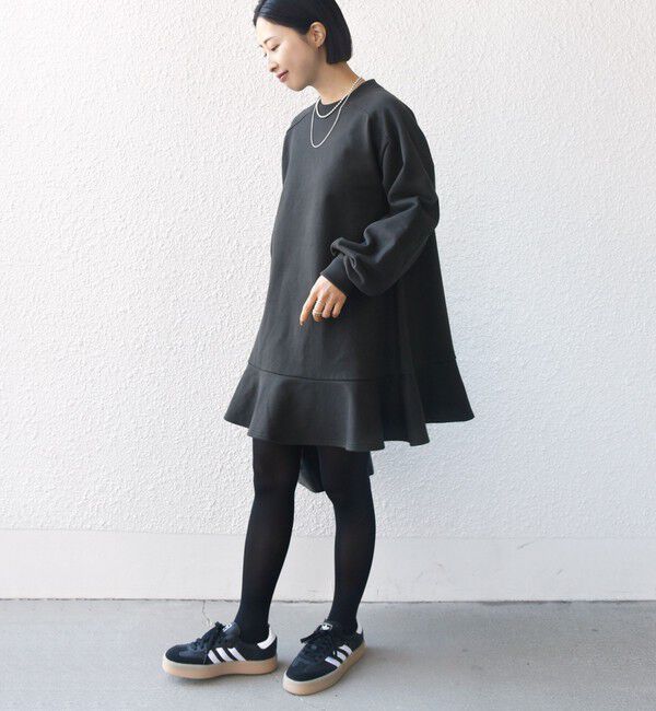 SHIPS for women「【WEB限定】〈着丈が選べる/手洗い可能〉裏毛 フレア チュニック」|チュニック|