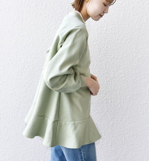 SHIPS for women「【WEB限定】〈着丈が選べる/手洗い可能〉裏毛 フレア チュニック」|チュニック|