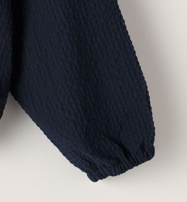 SHIPS KIDS「SHIPS KIDS:100～130cm /〈UVカット/洗濯機可能〉フリル パーカ」|ブルゾン・スタジャン|