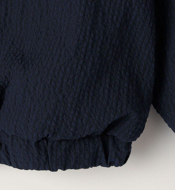 SHIPS KIDS「SHIPS KIDS:100～130cm /〈UVカット/洗濯機可能〉フリル パーカ」|ブルゾン・スタジャン|