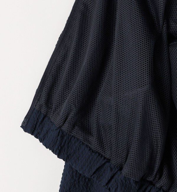 SHIPS KIDS「SHIPS KIDS:100～130cm /〈UVカット/洗濯機可能〉フリル パーカ」|ブルゾン・スタジャン|