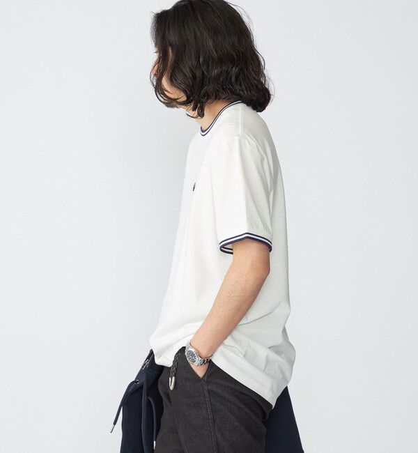 SHIPS「【SHIPS別注】FRED PERRY: M1588 TWIN TIPPED Tシャツ」|Tシャツ・カットソー|