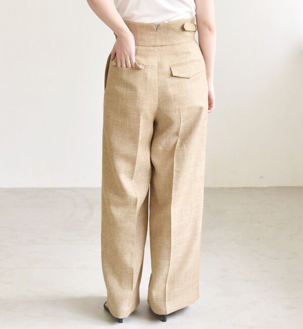 quaranciel「quaranciel: バスケット ハイウエスト ワイド パンツ」|その他|