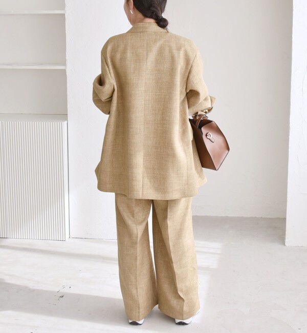 quaranciel「quaranciel: バスケット ハイウエスト ワイド パンツ」|その他|