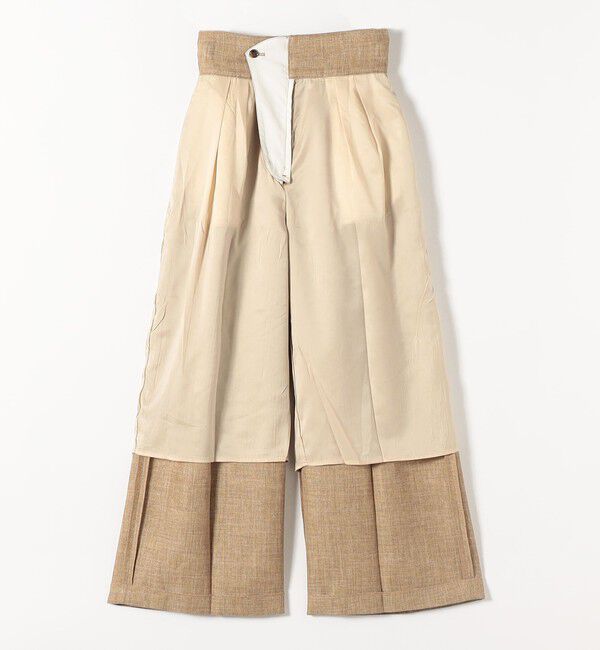 quaranciel「quaranciel: バスケット ハイウエスト ワイド パンツ」|その他|