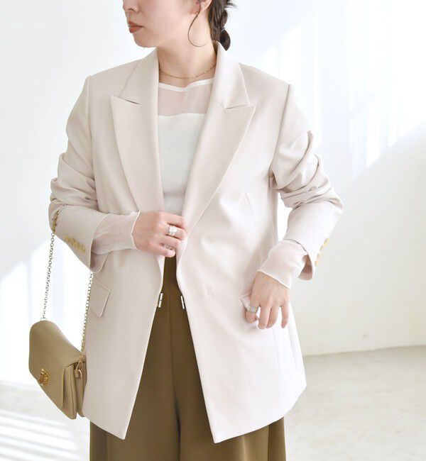 quaranciel「quaranciel: ボクシー テーラード ジャケット（セットアップ対応）」|テーラードジャケット|