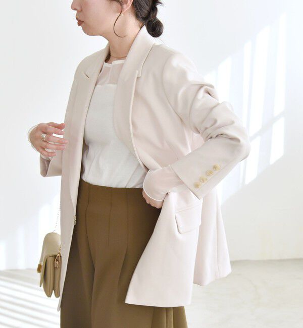 quaranciel「quaranciel: ボクシー テーラード ジャケット（セットアップ対応）」|テーラードジャケット|